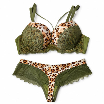 Wild Elegance Lace Bra & Panty Set - BLUSHOVA Pakistan