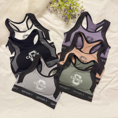 Premium Seamless Cross Sports Bra - Imported Intimate Wear - BLUSHOVA Pakistan