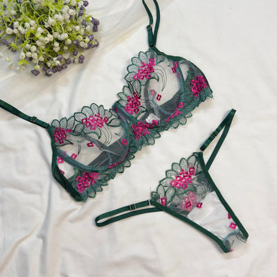Spring Breeze Net Bra Set alternate view