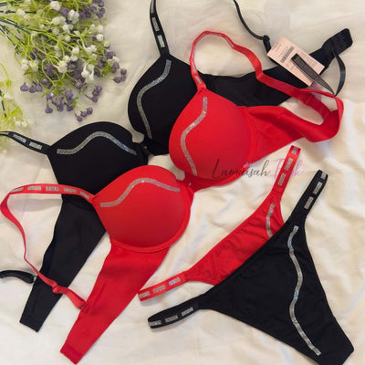 Premium Imported Luxury Lace Bra Set alternate view