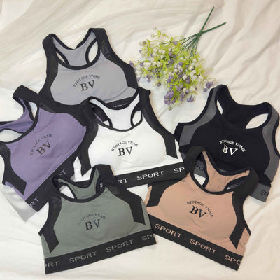 Padded Wireless Sports Bra - Imported Intimate Wear - BLUSHOVA Pakistan