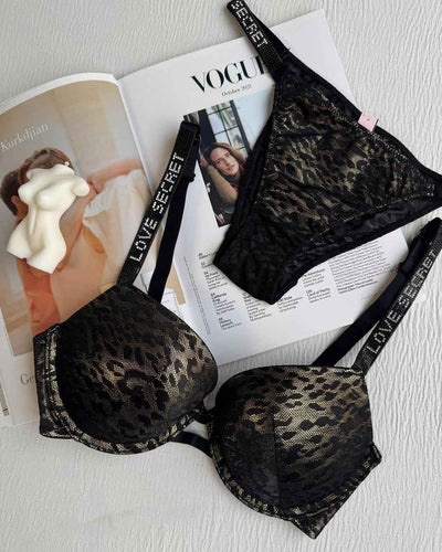 Premium Tiger Print Luxury Bra Set alternate view