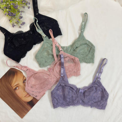 Net Non Wired Daily Wear Bra - Imported Intimate Wear - BLUSHOVA Pakistan