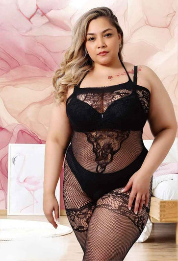 Plus Size Full Body Stocking - Imported Intimate Wear - BLUSHOVA Pakistan